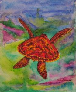 Hawaiiain Sea Turtle   